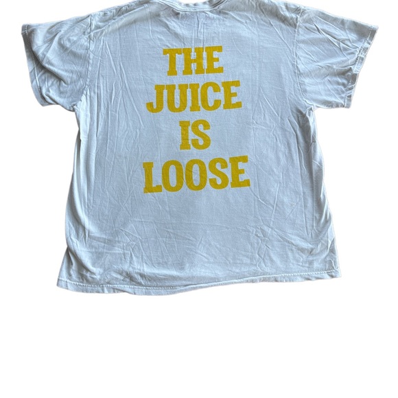 Vintage 90s OJ Simpson Not Guilty Shirt. Double sided with The Juice is Loose - Picture 4 of 5